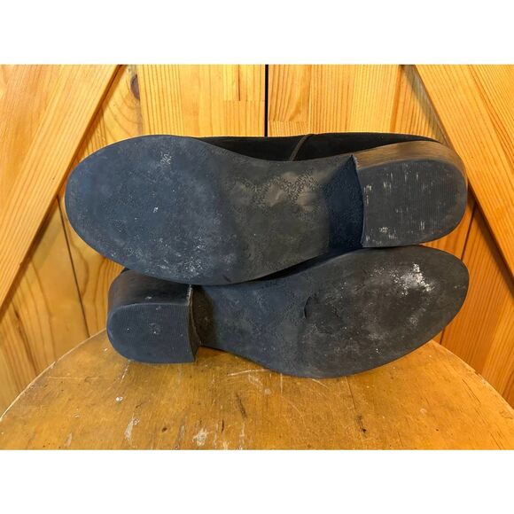 Vionic Womens Black Suede Ankle Bootie Low Block Heel Side Zip Size 7.5 - Picture 8 of 10